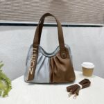 Fedni Handbag- Grey & Brown