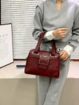 Ladies Mini Official Leather Bags- Maroon