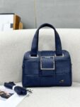 Ladies Mini Official Leather Bags- Navy Blue