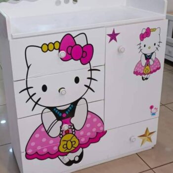 Baby Chest of Drawers (girl theme)