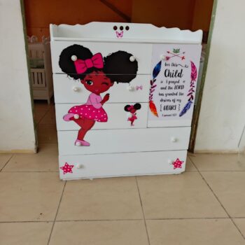 Chest Of Drawers Size 4 by 4 (Girl Theme)