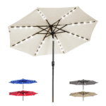 Outdoor umbrella Solar powered led