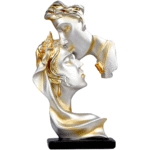 Golden Lover Figure Resin Statue