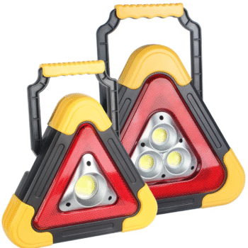 Battery-Powered Car Triangle Warning Light per piece