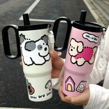 Stainless Steel Tumbler With Handle