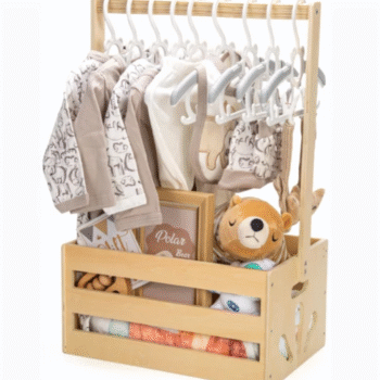Wooden Baby shower Crate Closet