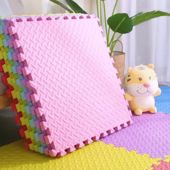 Foam Puzzle Play Mat with Interlocking Tiles-1pc