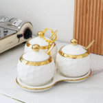 Nordic Luxury Ceramic Seasoning Bottle Set