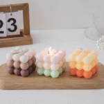 Creative Candle Gradient Colors Bubble