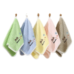 Luxurious white classic bath towels