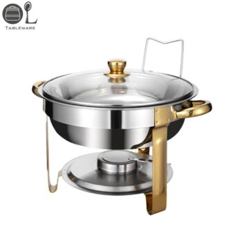 Luxury Modern Stainless Steel Multi-Functional Chafing Dish Buffet 4.5 liter