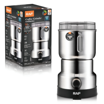 Raf Washable Stainless steel Coffee Bean Grinder 300w