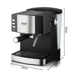 Raf 850W Coffee Maker 1.5L Anti Drip Expreso Machine