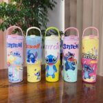 Insulated tumbler featuring the Disney character Stitch.