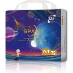 Soft Care Space Diapers Medium  72 Pcs
