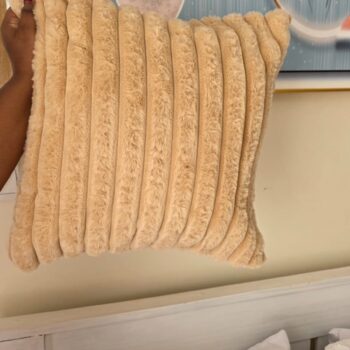 Square Throw Pillow with case (Brown) 45 by 45 cm
